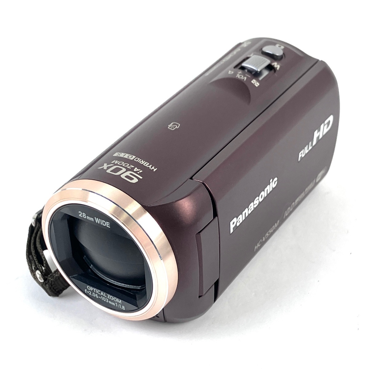 【1円】 パナソニック Panasonic デジタルハイビジョンビデオカメラ HC-V550M ブラウン デジタルビデオカメラ 【中古】