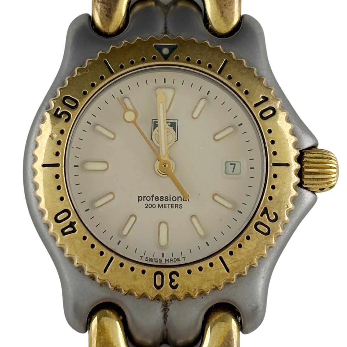 【ジャンク品】 タグホイヤー TAG HEUER プロフェッショナル S95.715 腕時計 クォーツ 【中古】