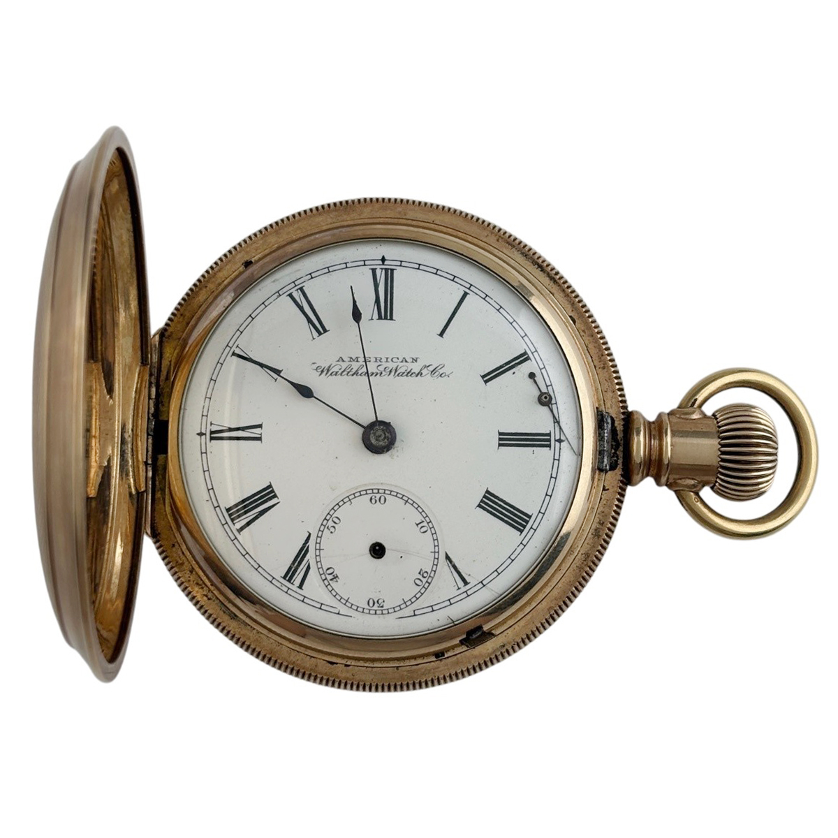 【ジャンク品】 ウォルサム WALTHAM アメリカン 懐中時計 懐中時計 手巻き 【中古】