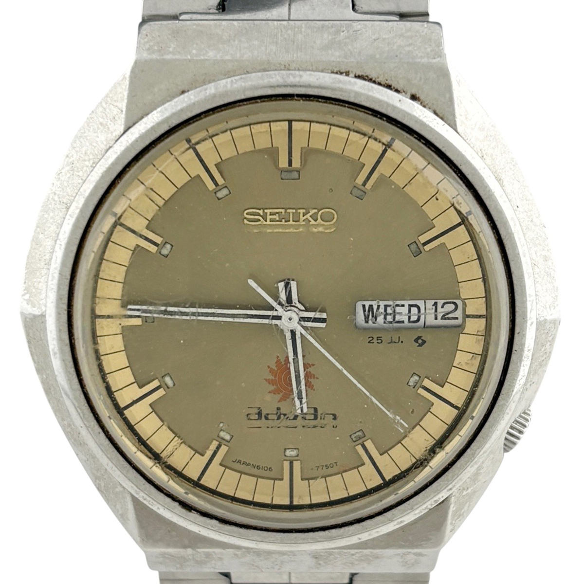 【ジャンク品】セイコー SEIKO アドバン　6106-7570 腕時計 自動巻き 【中古】