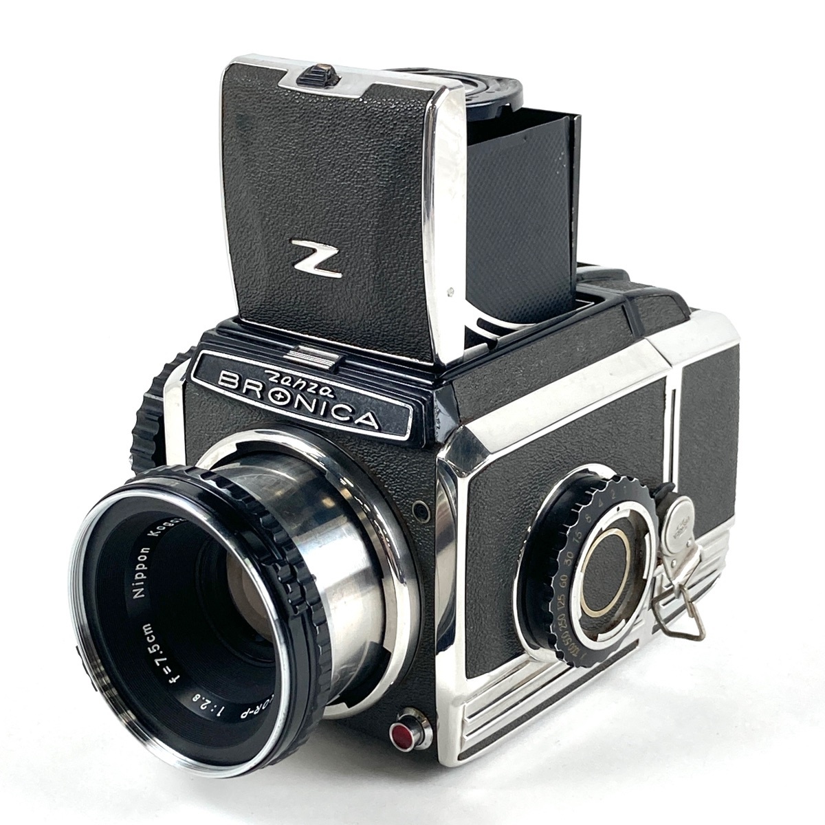 【1円】 ゼンザブロニカ Zenza Bronica S + NIKKOR-P 75mm F2.8［ジャンク品］ 中判カメラ 【中古】
