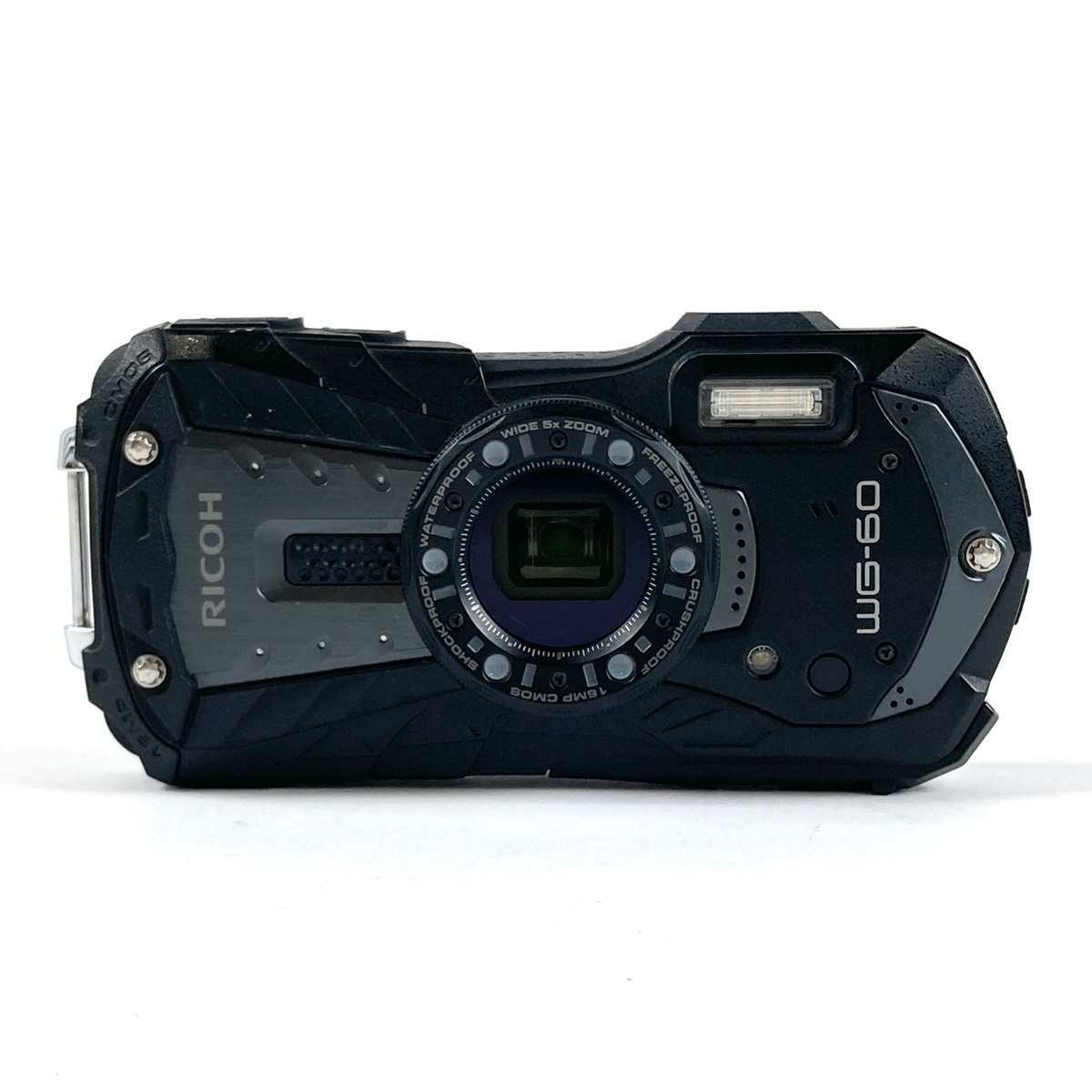 【1円】 リコー RICOH WG-60 ブラック コンパクトデジタルカメラ 【中古】