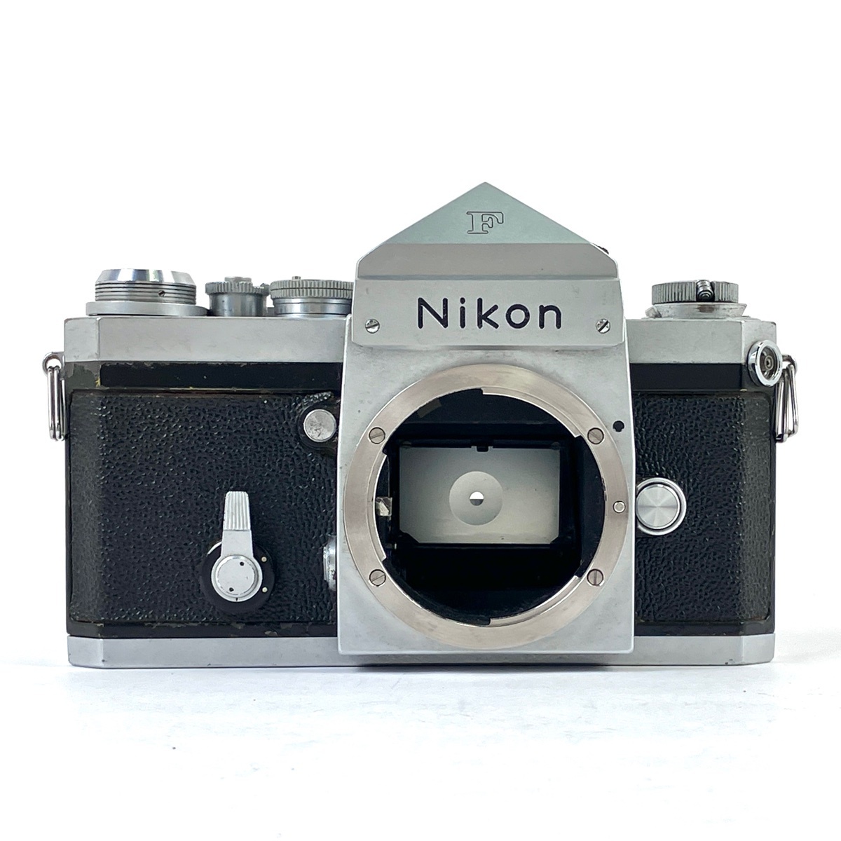 【1円】 ニコン Nikon F アイレベル シルバー ボディ フィルム マニュアルフォーカス 一眼レフカメラ 【中古】