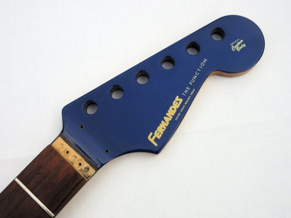 FERNANDES　フェルナンデス　つばだしミディアムスケール22Fネック　青ヘッド　程度はまずまず　89年製FERNANDES FST-55