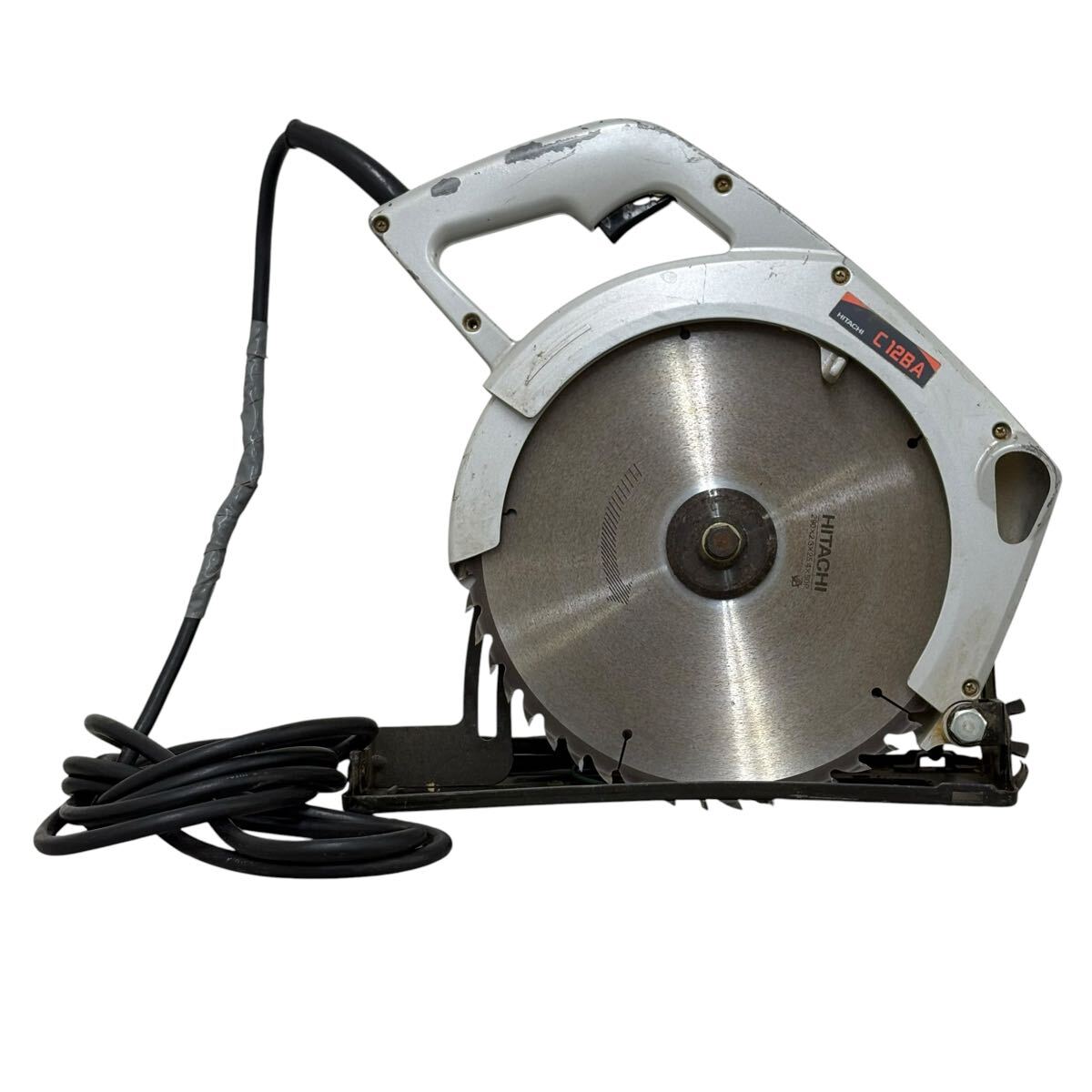 F05-30 動作品 日立工機 丸のこ C12BA 290mm 丸ノコ 電動工具 マルノコ HITACHI ヒタチ ハイコーキ HIKOKI DIY 木工 土木 木工用超硬丸のこ