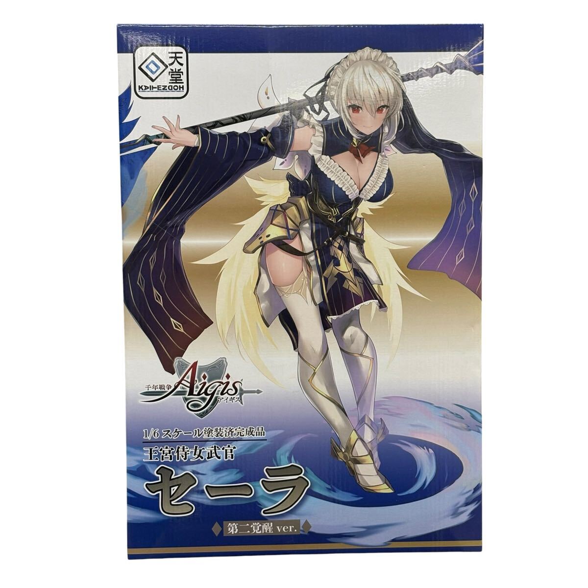 I05【未開封】 千年戦争アイギス 王宮侍女武官 セーラ 第二覚醒ver. 1/6スケール 完成品フィギュア 回天堂 RPG フィギュア キャラクター