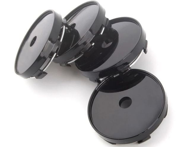 ◆新品◆汎用品 キャップ外径60ｍｍセンター キャップ/黒◆４個セット価格/ステッカー貼り付けにも