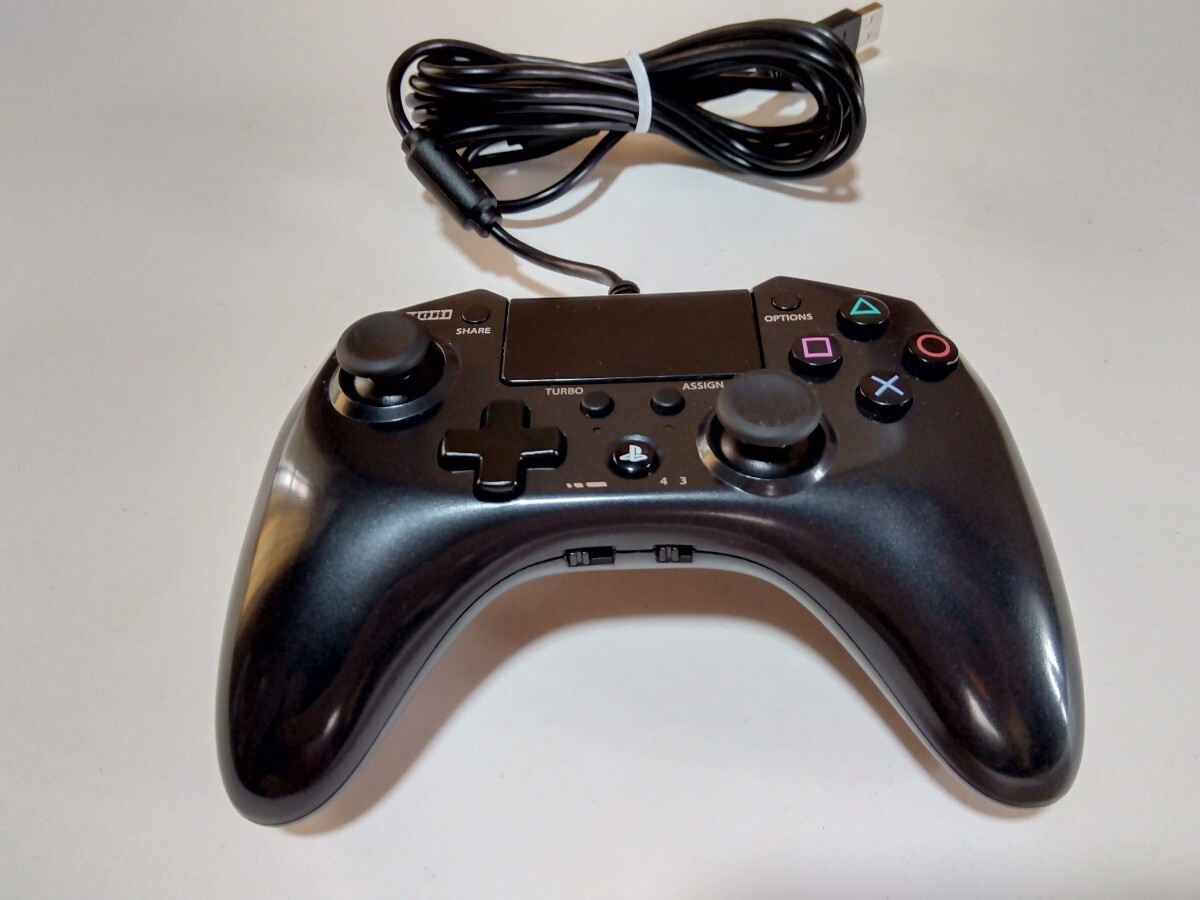 PS4/PS3 ホリパッド FPSプラス コントローラー ブラック