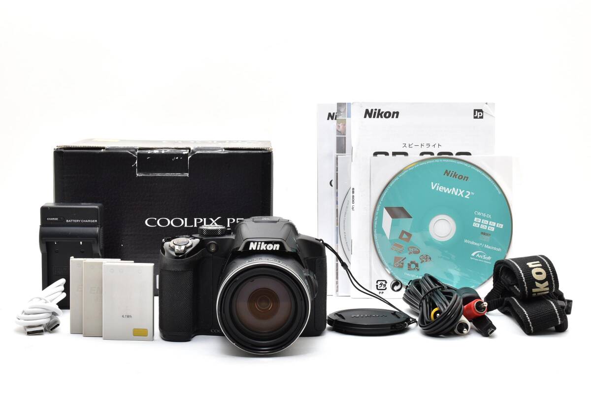 ニコン Nikon COOLPIX P510 超望遠42倍ズーム 【元箱付き・付属品多数】 ＃D5201F30054H0E