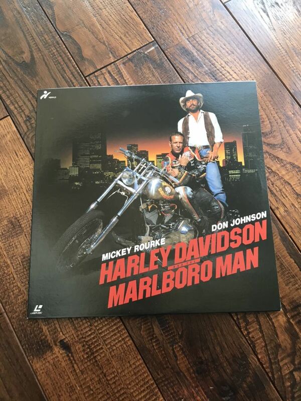 希少！ハーレーダビッドソン&マルボロマン　HARLEY DAVIDSON AND THE MARLBORO MAN LD レーザーディスク 中古美品