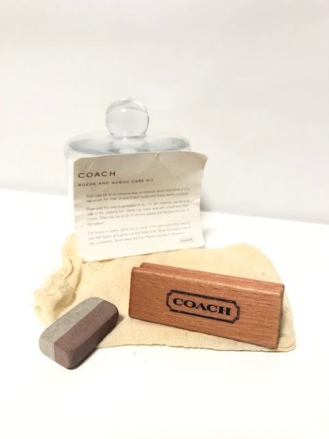 ☆Coach suede and Nubuc care kit. Brush & bar コーチ　手入れ☆