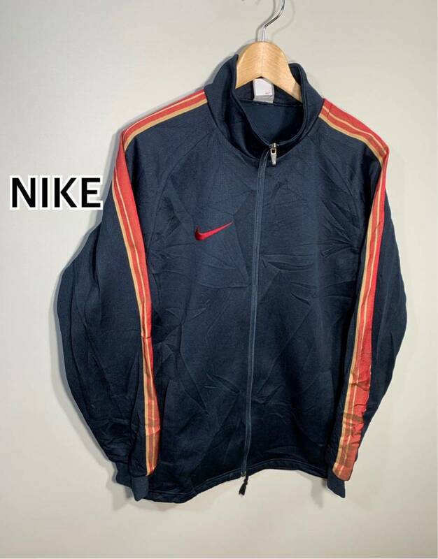 ■NIKE ナイキ■FIT DRY ブルジップ　トラックジャケット:L☆TA-873