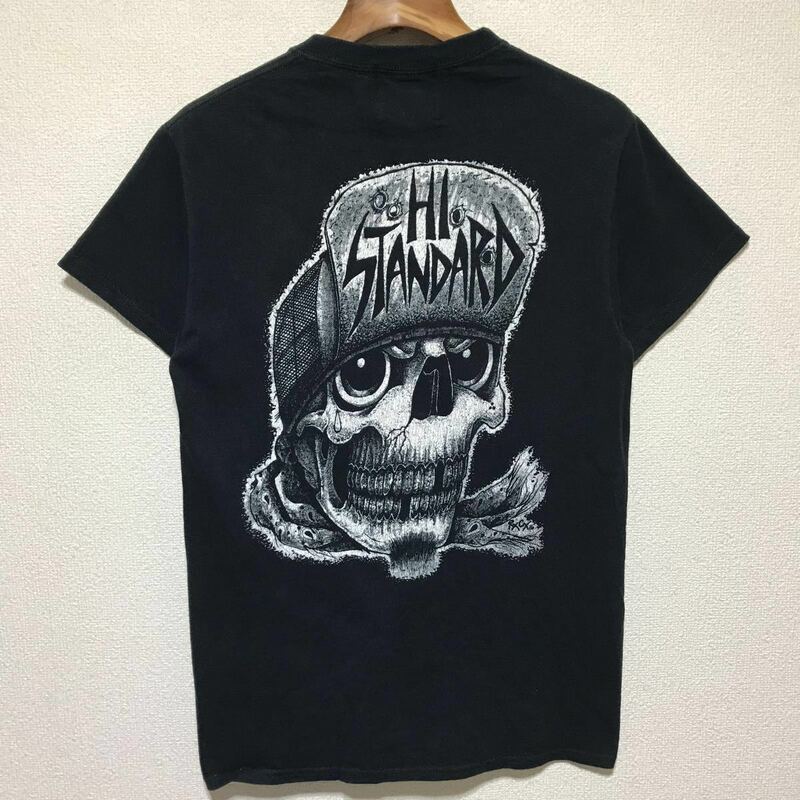 [即決古着]Hi-STANDARD/ハイスタンダード/RIC CLAYTON Tシャツ/バンドT/半袖/ブラック/Sサイズ