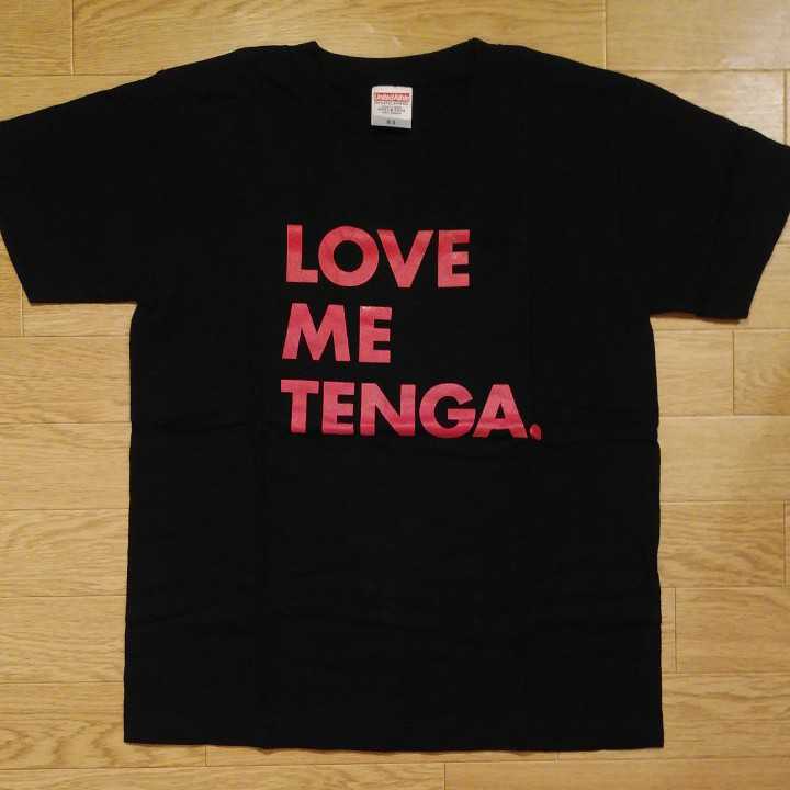 即決☆未使用☆ラブミーテンガ LOVE ME TENGA Tシャツ M ブラック 黒 定形外250円☆モテキ 長澤まさみ
