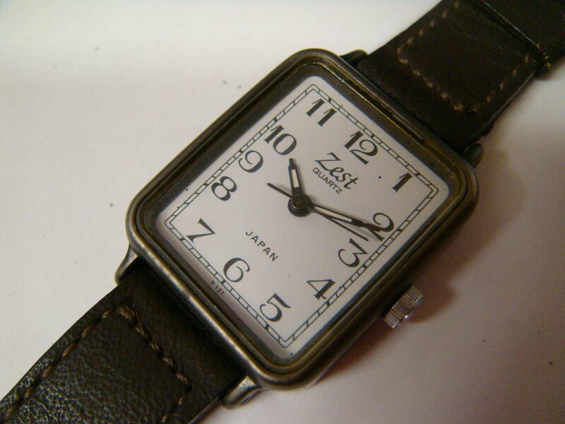 ◆◇７４９Ｓ【未使用】ストック　日本製　ZEST　クオーツ腕時計　定価11,500円（動品）◇◆