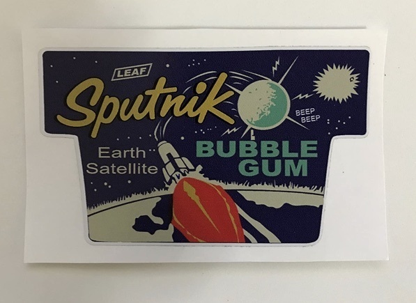 SPUTNIK SATELITE Bubble Gum Sticker（新品・未使用）