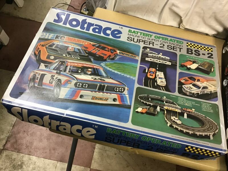 ★☆【レトロ】Slotrace スーパー2セット BS-2 カーレーシング 当時物☆★