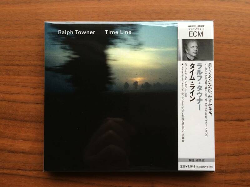 国内盤 Ralph Towner TIME LINE CD 廃盤 スリップケース 帯付 ラルフ・タウナー タイム・ライン / ECM, Contemporary Jazz