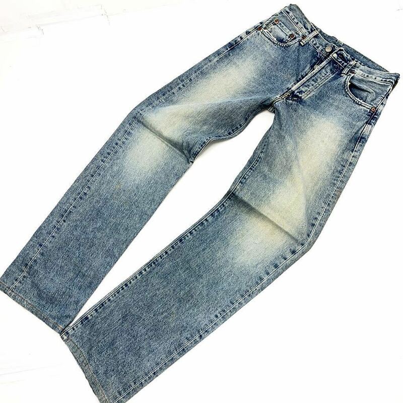 リーバイス LEVIS 503B-XX 503B W30 デニムジーンズ ジーパン ミミ付き セルビッチ ビンテージモデル ビッグE 復刻 足長♪■Ja1772