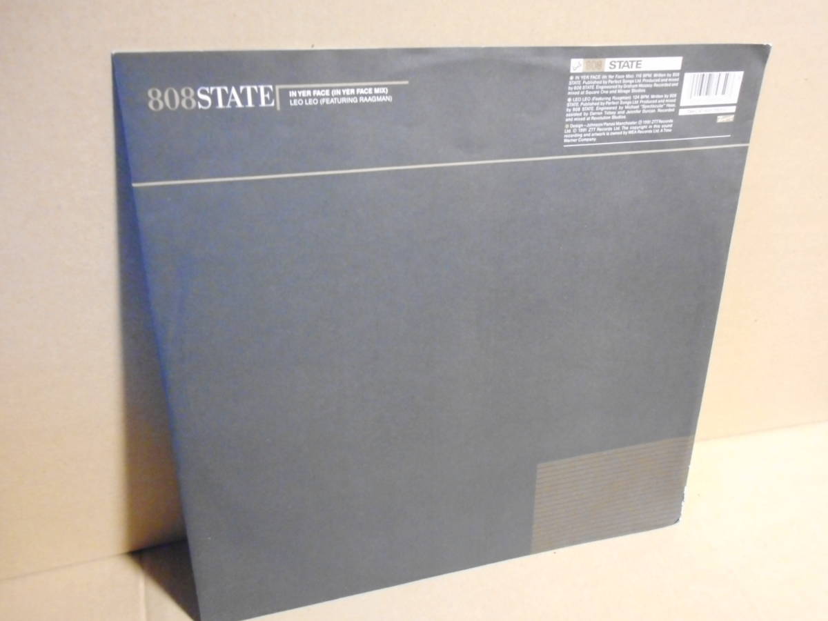 【テクノ/エレクトロ 12inch】808 STATE / IN YER FACE (IN YER FACE MIX)