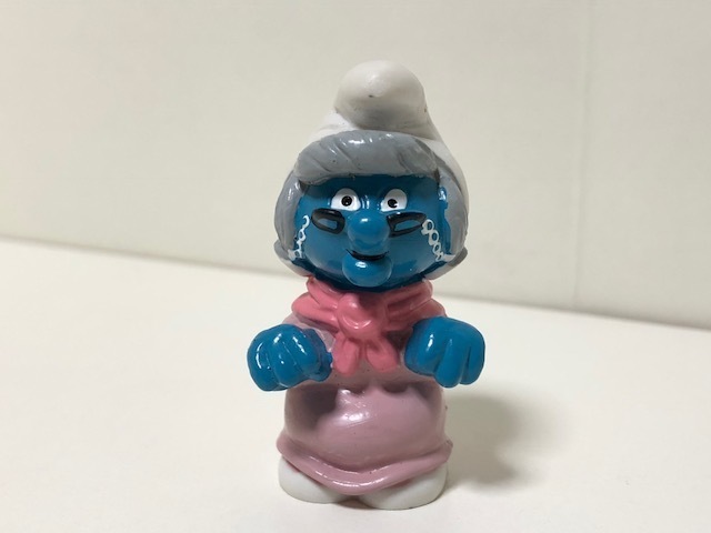 期間限定大幅値下げ！ スマーフ PVC フィギュア SMURF おばあちゃん ナニー Nanny / SCHLEICH シュライヒ SMURF PVC FIGURE V6-111-120