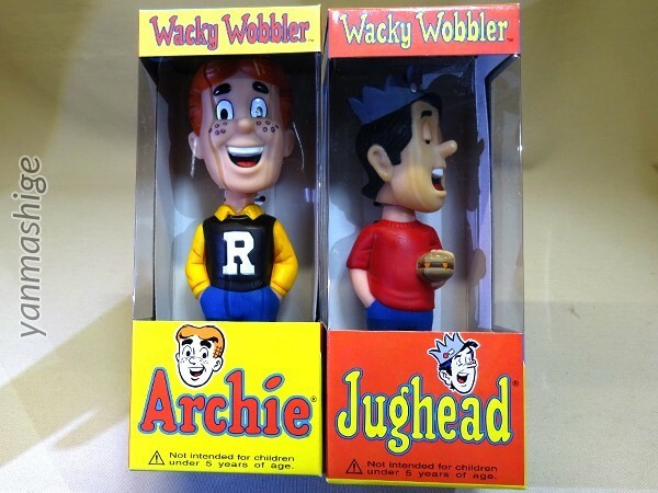 新品FUNKO アーチーでなくちゃ/ゆかいなアーチー 全2種セット Jughead and Archie ワッキーワブラー バブルヘッド Wacky Wobbler 検)POP