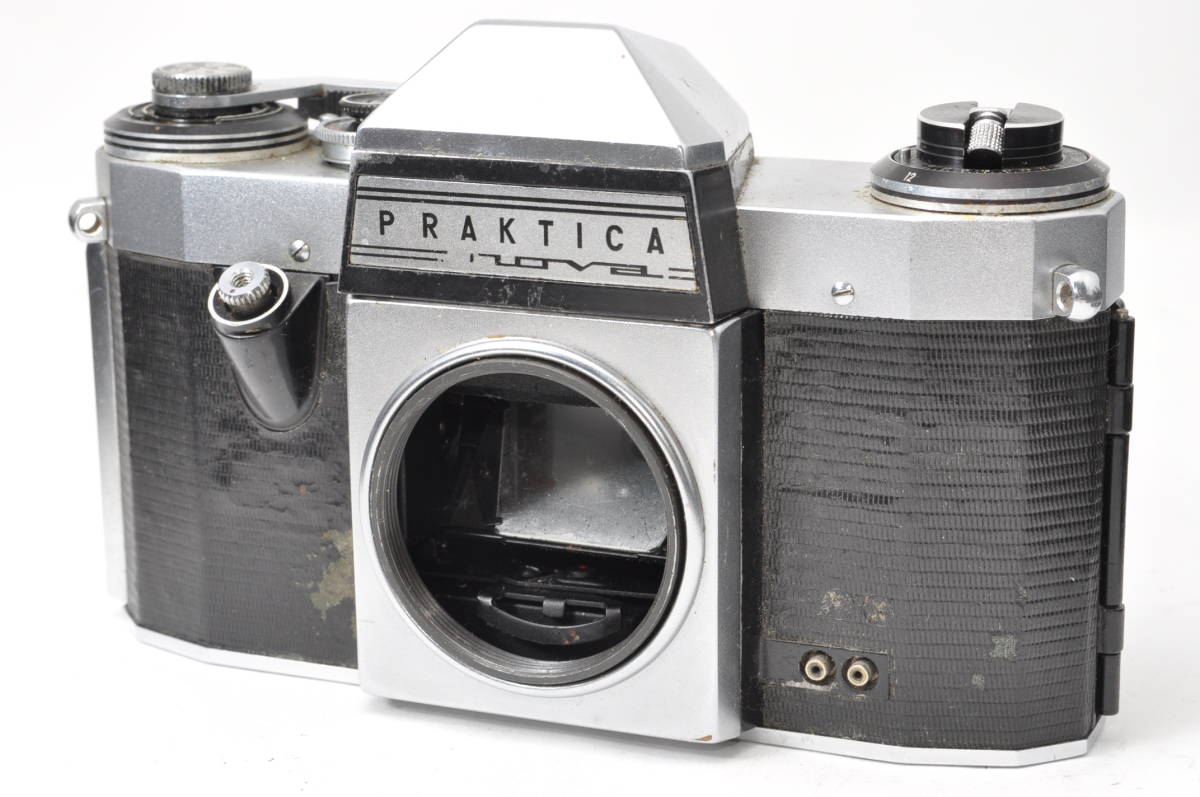ジャンク扱い・部品取りなどに プラクチカ PRAKTICA nova シルバー ボディ 【78706】♯A379