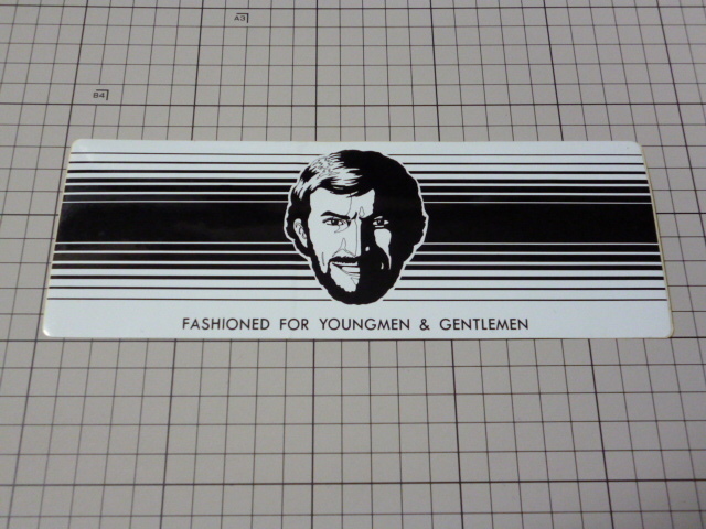 FASHIONED FOR YOUNGMEN & GENTLEMEN ステッカー (228×83mm)