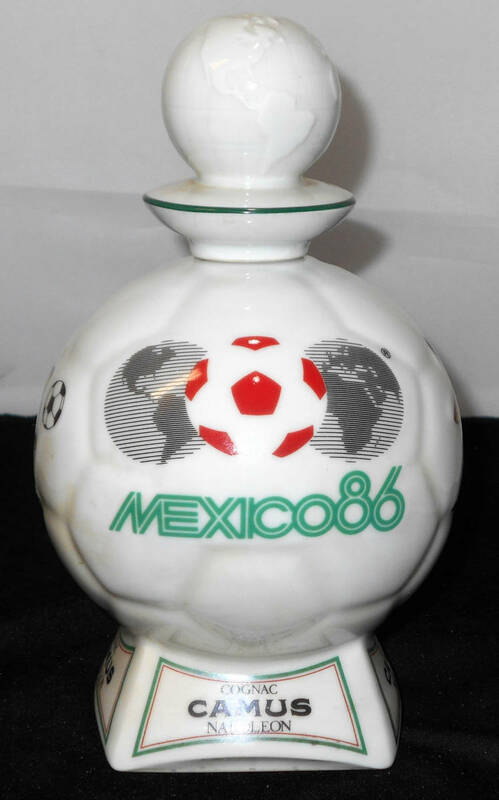 CAMUS COGNAC NAPOLEON　ワールドカップ　MEXICO86 未開栓　リモージュボトル　MADEIN FRANCE/ブランデー