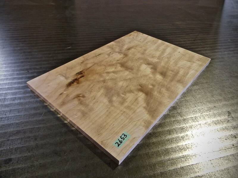 かえで杢（楓） チジミ杢 玉杢 （300×200×10）mm 1枚 無垢一枚板 送料無料 [2653] メープル カエデ キヤンプ 道具 まな板 材料 木材 