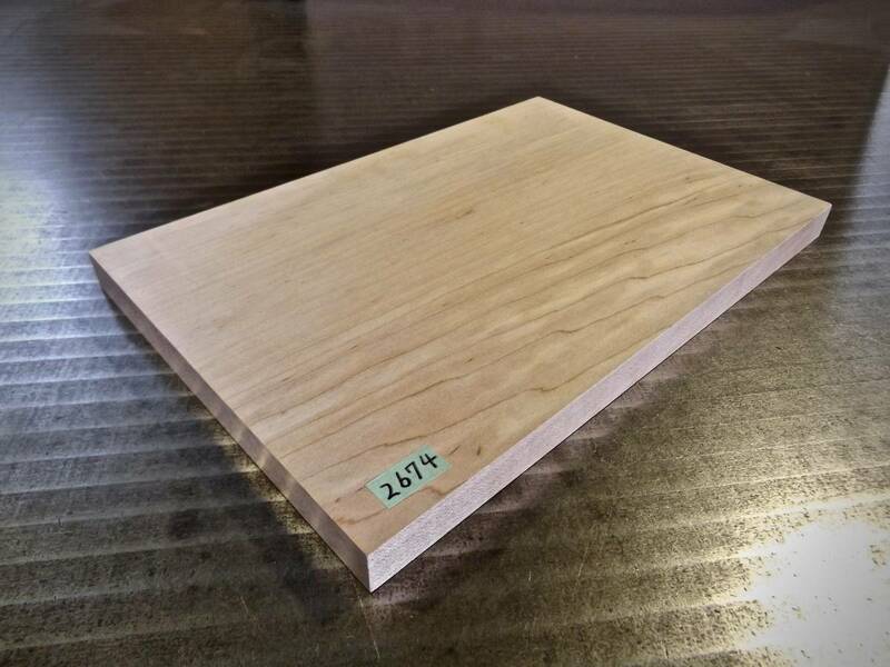かえで杢（楓） チジミ杢 玉杢 （300×200×19）mm 1枚 無垢一枚板 送料無料 [2674] メープル カエデ キヤンプ 道具 まな板 材料 木材 