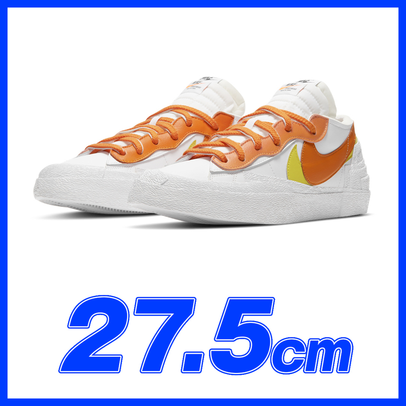 1500　sacai × NIKE BLAZER LOW(Magma Orange)　27.5ｃｍ　US9.5　サカイ×ナイキ　ブレーザーロー　マグマオレンジ　27.5ｃｍ