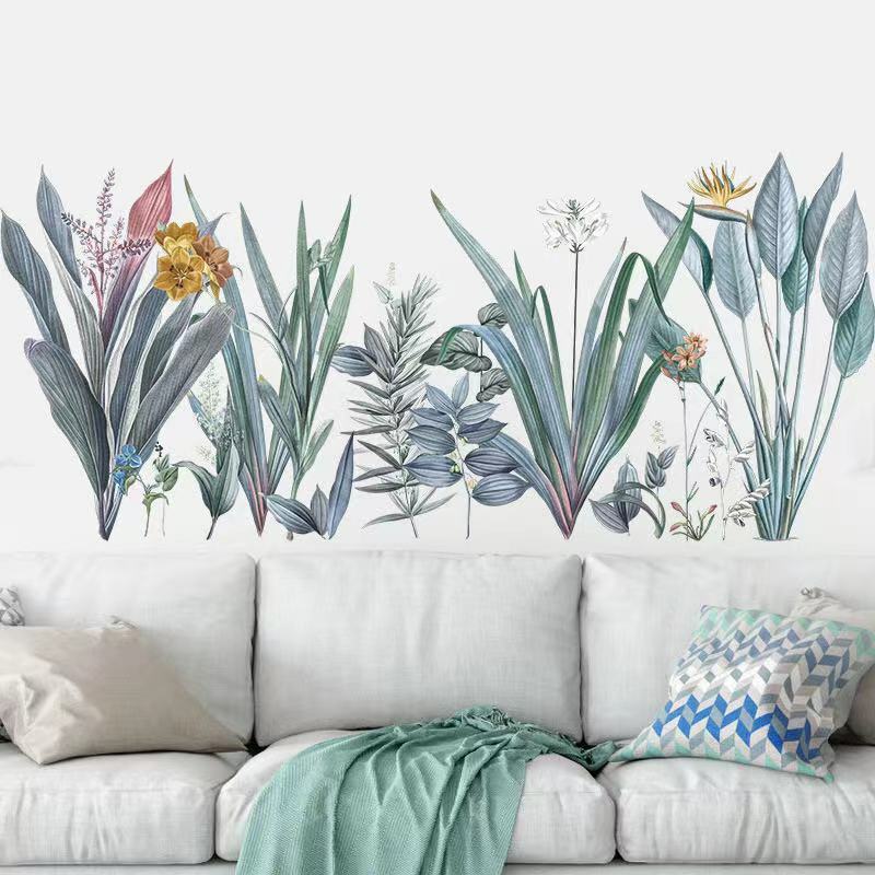 (NO.236）DIY剥がせる壁飾りウォールステッカー綺麗な仕上がり 植物