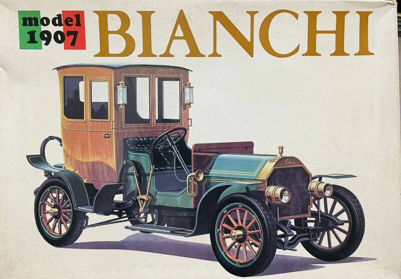 バンダイ　ビアンチ　BIANCHI 1/16 model 1907 未組み立て　精巧模型　上級者向きモデル　モーターライズ　レア　ビンテージ