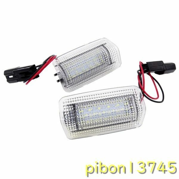 G1229：トヨタランドクルーザー 200シリーズ 150シリーズ プラドMK4J150 レクサスES240 IS250用 1ペア 18-SMD LED ドア ライト