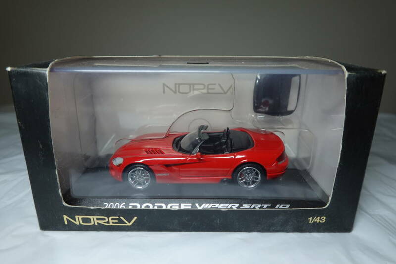 1/43 ノレブ NOREV ダッジ バイパー Dodge Viper Srt10 コンバーチブル オープン ハードトップ付き 2006