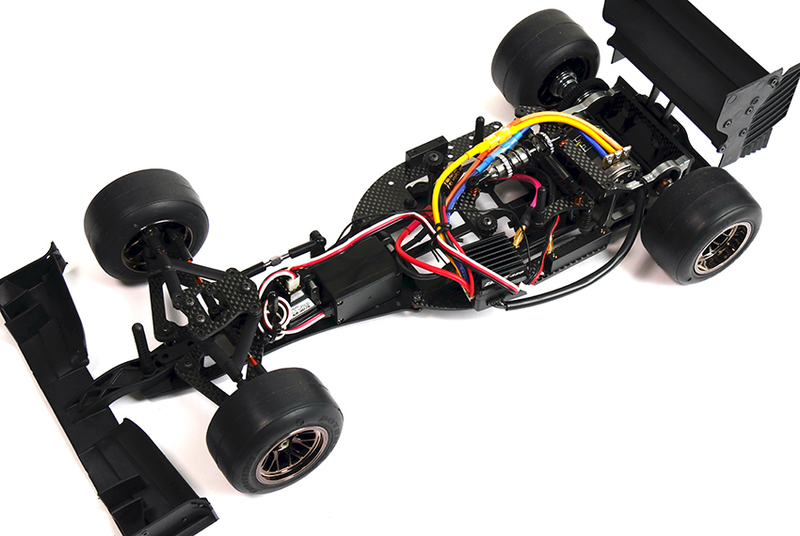 ラジコン F1 サーパント SERPENT 1/10 F1キット F110 SF3 組み立て済み フロントリアウイング付 ※タイヤとメカは付属しません