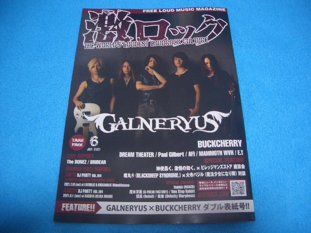 ★ジャパメタ★ガルネリウス【激ロック】BRIDEAR / バックチェリー / Wolfgang / ヴァン・ヘイレン / VAN HALEN / GALNERYUS / 2021年6月号