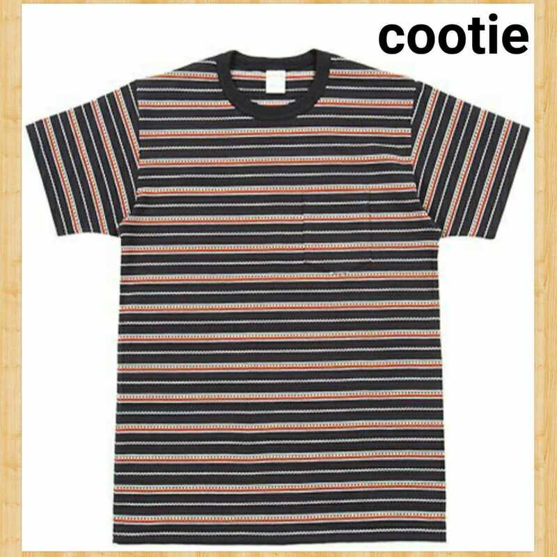 定価11000円 cootie ジャガードボーダー Tシャツ S 美品