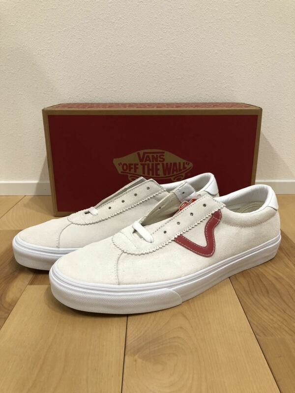 VANS EPOCH SPORT エポックスポーツ　スエード　30cm 白×赤