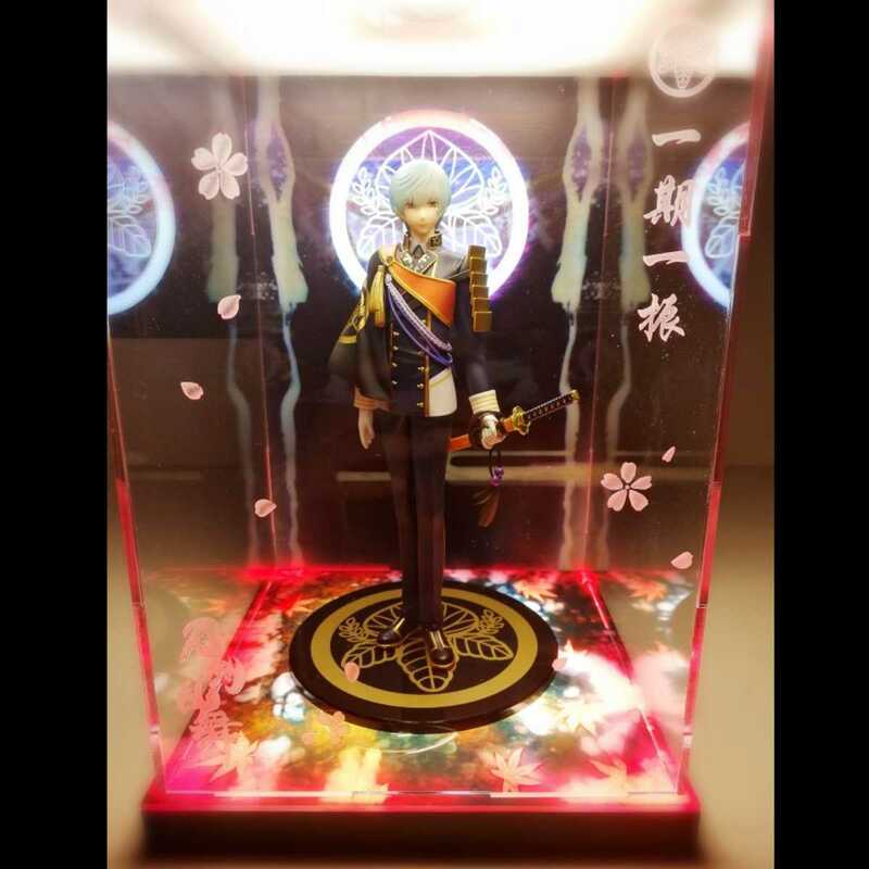 グッドスマイルカンパニー 刀剣乱舞 一期一振 1/8 ☆専用☆ フィギュアケース 展示ケース LED照明 ライトアップ コレクション ショーケース