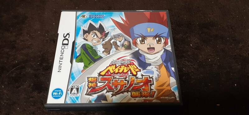 ☆　ＤＳ　１1０円均一【メタルファイト　ベイブレード　爆神スサノオ　襲来！】箱.説明書付き動作保証付