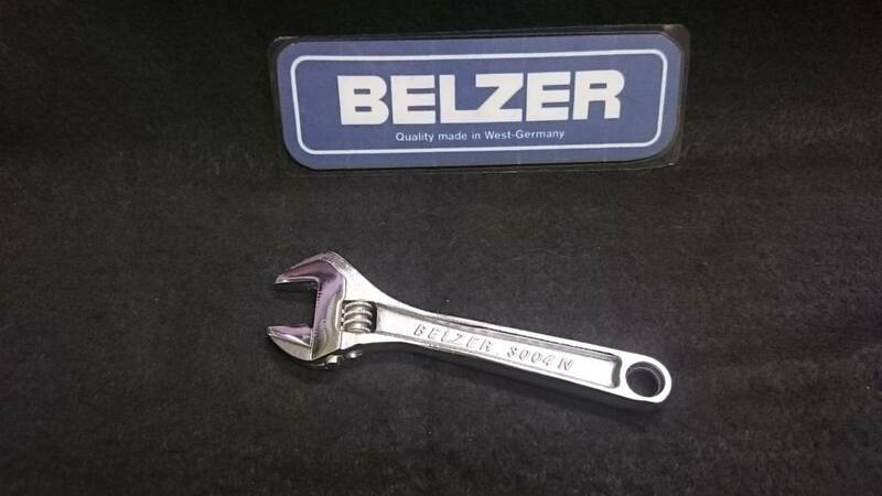 　＠　BELZER　ベルツァー　3004N　新品未使用　アジャスタブルレンチ　モンキーレンチ　ＧＥＲＭＡＮＹ　当時物