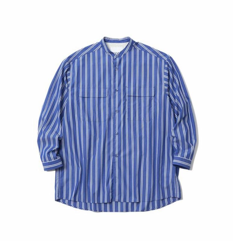 White Mountaineering BAND COLLOR SHIRT ホワイトマウンテリアニング シャツ パンツ ジャケット Tシャツ デニム ストライプ ニット