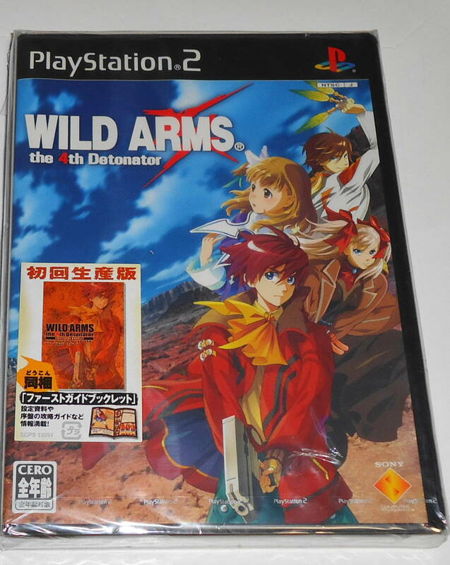 送0【 新品 PS2 ワイルドアームズ4 初回生産版 WILD ARMS the 4th Detonator】白石涼子 川澄綾子 高橋広樹 小杉十郎太★条件付おまけ有