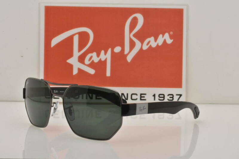 ★新品・正規輸入品！ Ray.Ban レイバン RBRB3672 004/71 タンメタル　ブラック　グリーンレンズ★ 