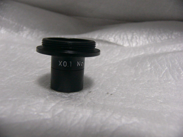 ★メーカー不明 x0.1倍 テレセントリック Cマウントレンズ