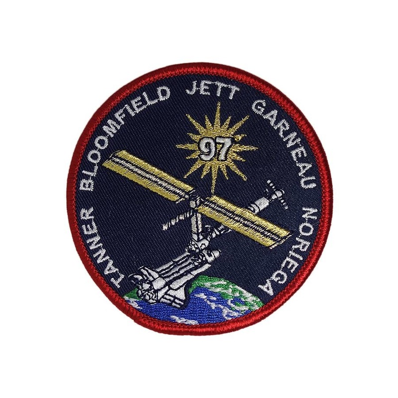 スペースシャトル 国際宇宙ステーション ワッペン パッチ STS-97 エンデバー 新品 デッドストック #8880