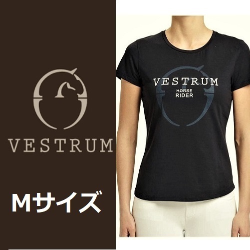 VESTRUM ノックスビル ロゴ Tシャツ M　レディース 乗馬　馬術