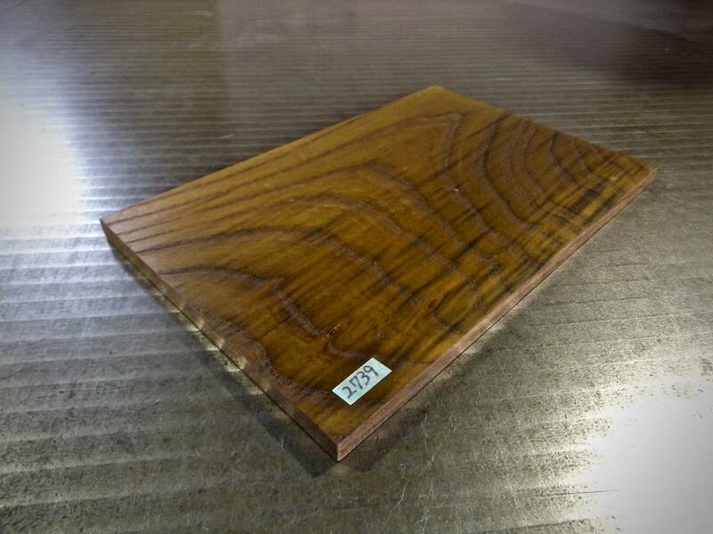 神代欅 （300×195×12）mm 1枚　乾燥済み 無垢一枚板 送料無料 [2739] ケヤキ けやき 木材 花台 チジミ杢 キヤンプ 道具 まな板 